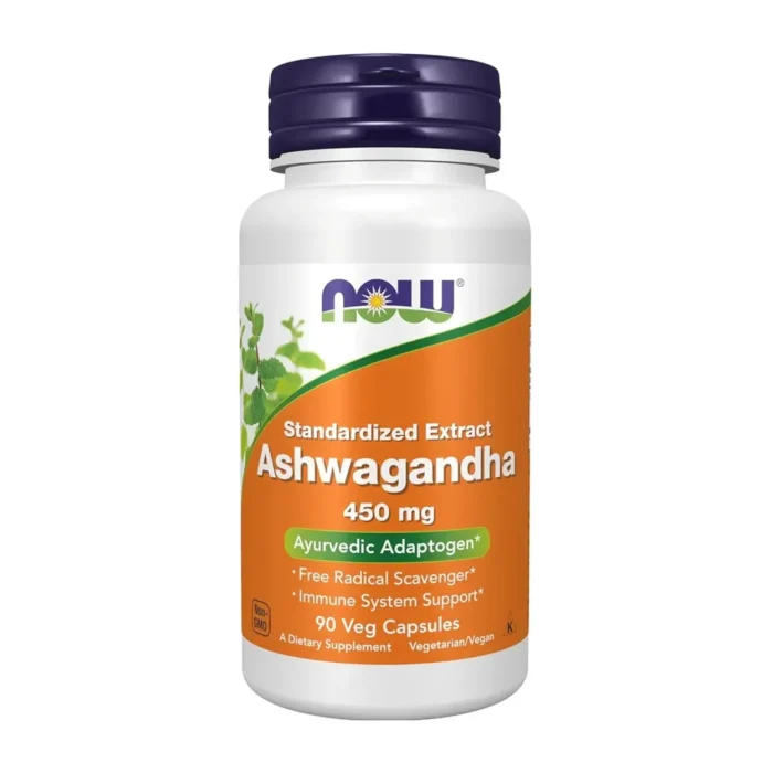 Ashwagandha 450 mg Estandarizado Now Foods 240 Cápsulas Vegetale - Imagen 1