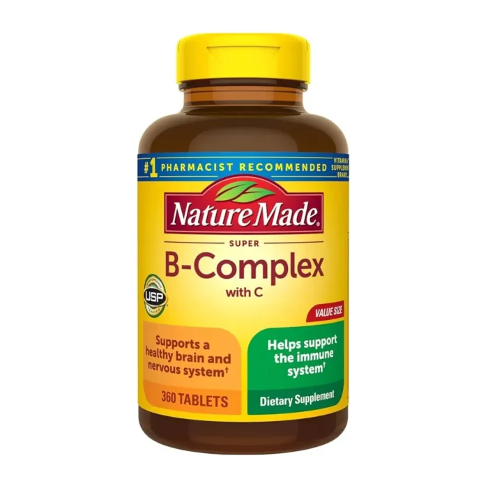 Complejo Super B con vitamina C Nature Made 360 Tabletas - Imagen 1