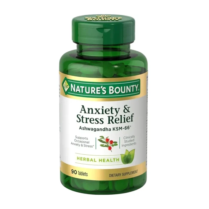 Formula Anxiety & Stress Relief Nature's Bounty 90 Tabletas - Imagen 1