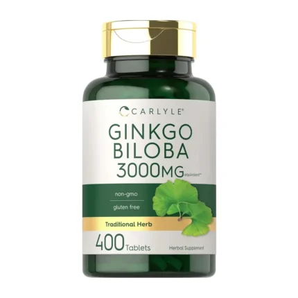 Ginkgo Biloba 3000 mg Carlyle 400 Tabletas