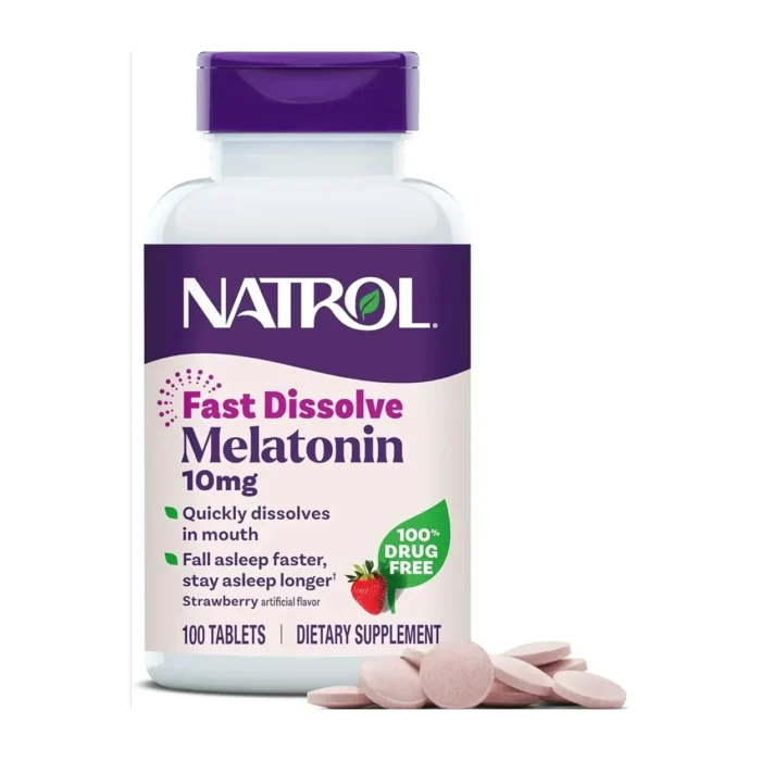 Melatonina 10 mg Rápida Disolución Natrol 100 Tabletas - Imagen 1