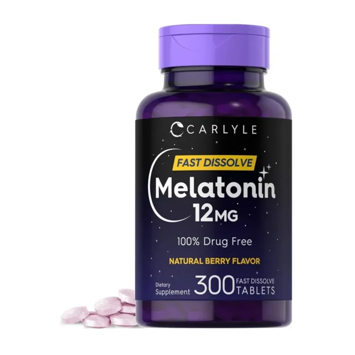 Melatonina 12 mg Rápida Disolución Carlyle 300 Tabletas - Imagen 1