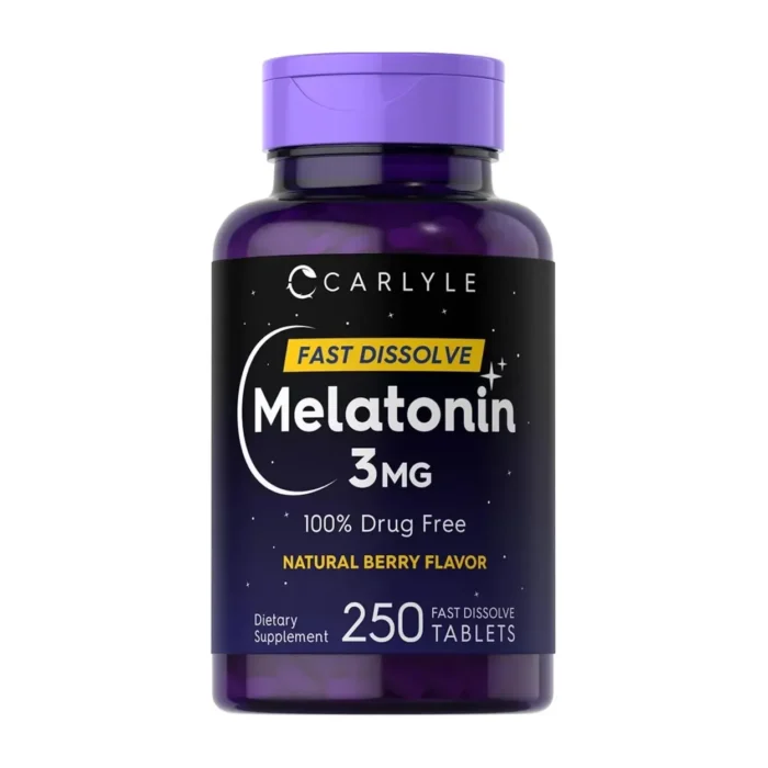 Melatonina 3 mg Rápida Disolución Carlyle 250 Tabletas - Imagen 1
