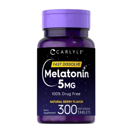 Melatonina 5 mg Rápida Disolución Carlyle 300 Tabletas